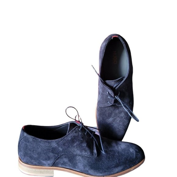 HUGO Boss Men's Suede Oxford Shoes. Size 6 - Picture 4 of 8